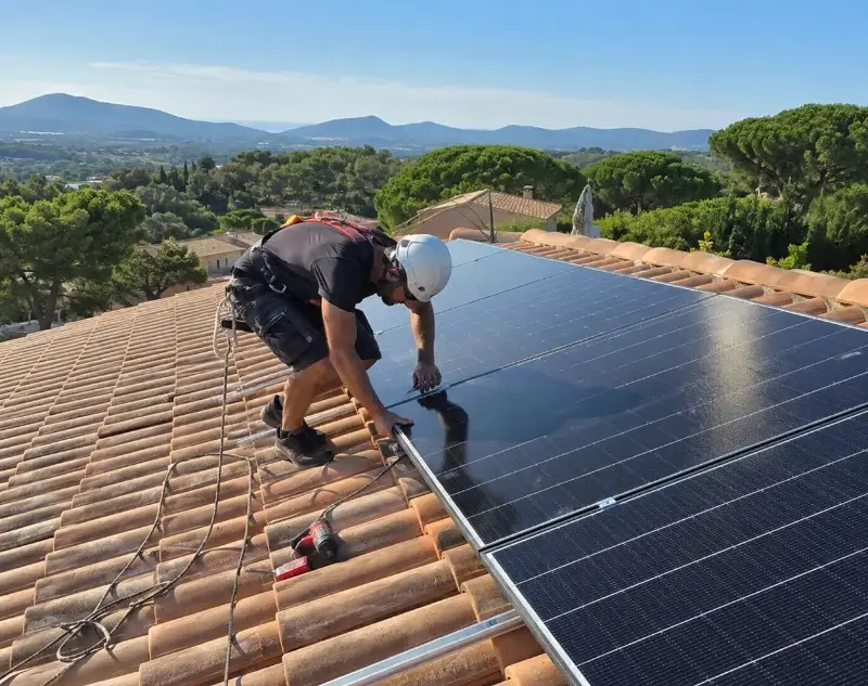 Installateur panneaux solaires Monterblanc — pose photovoltaïque sur toiture