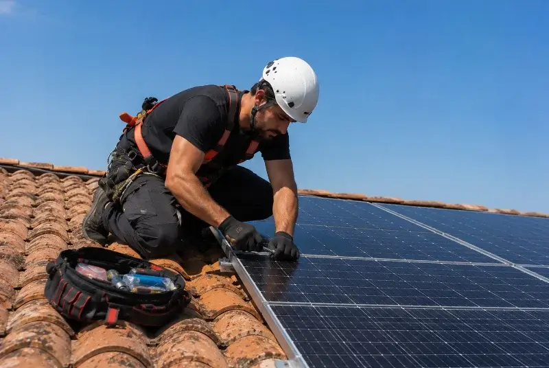 Maintenance et monitoring de panneaux solaires à Monterblanc