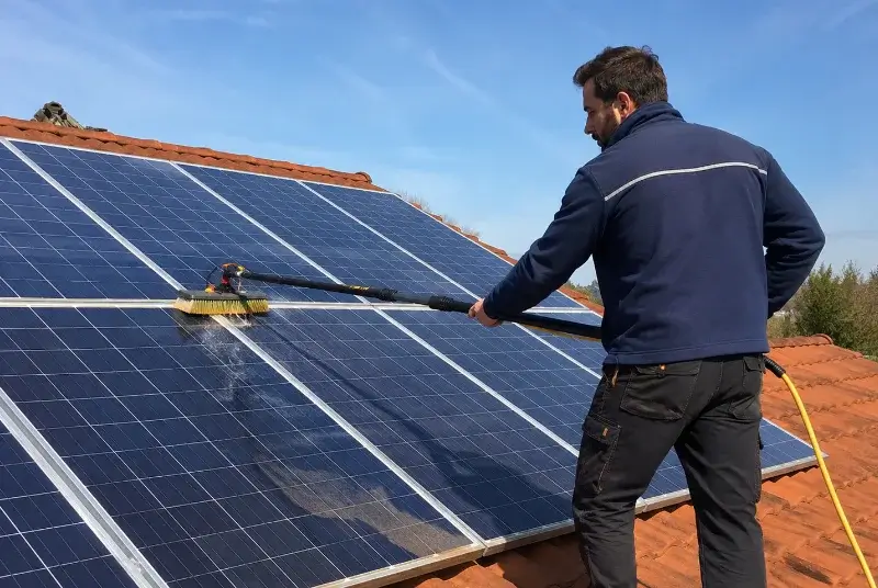 Nettoyage et entretien de panneaux solaires à Monterblanc